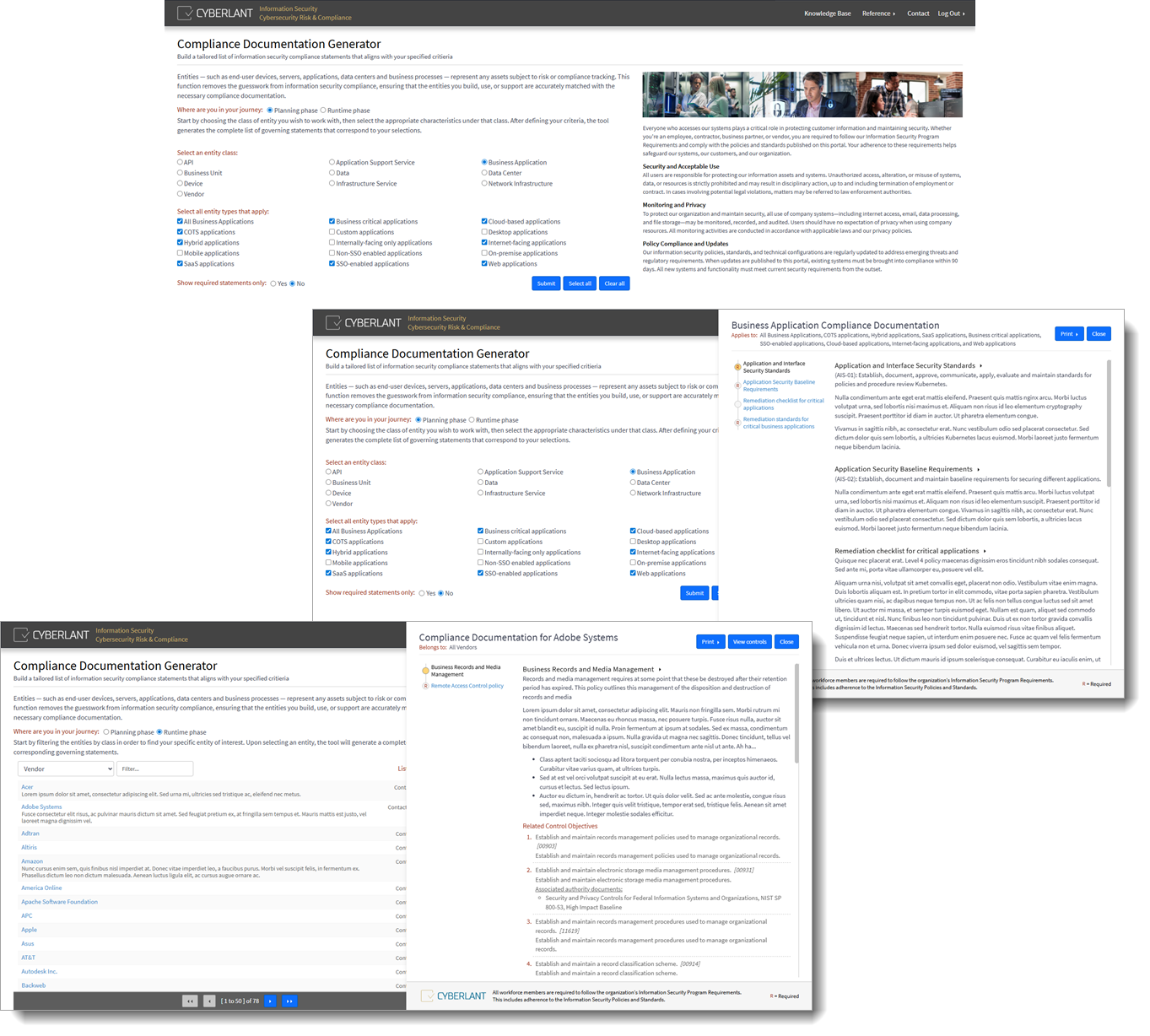 Compliance Document Generator Compliance Document Generator